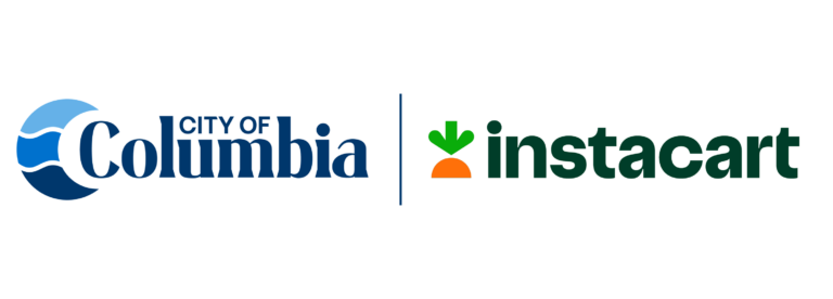 City of Columbia Logo next to Instacart Logo